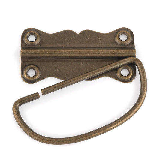 Chest Handle with Screws - Antique Brass Plated