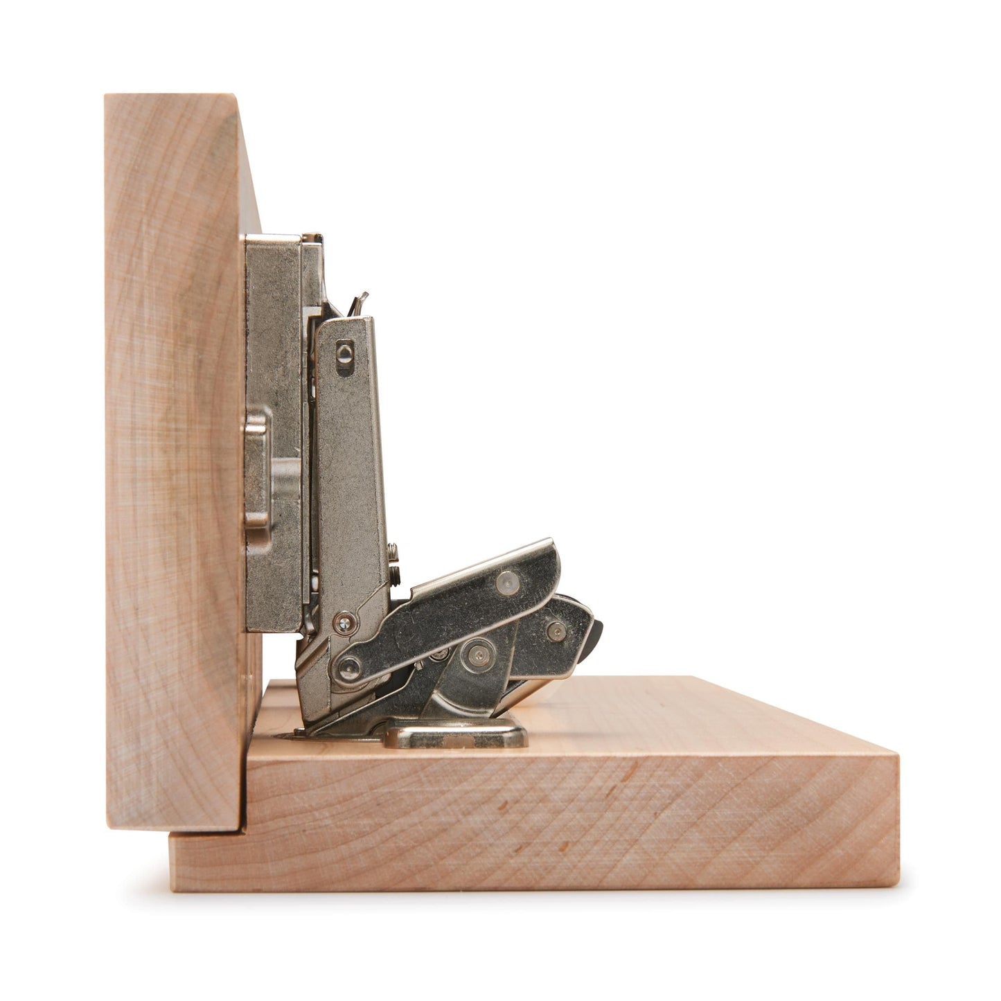 110° Soft Close 3/8 Lipped Hinge Nickel Finish Pair