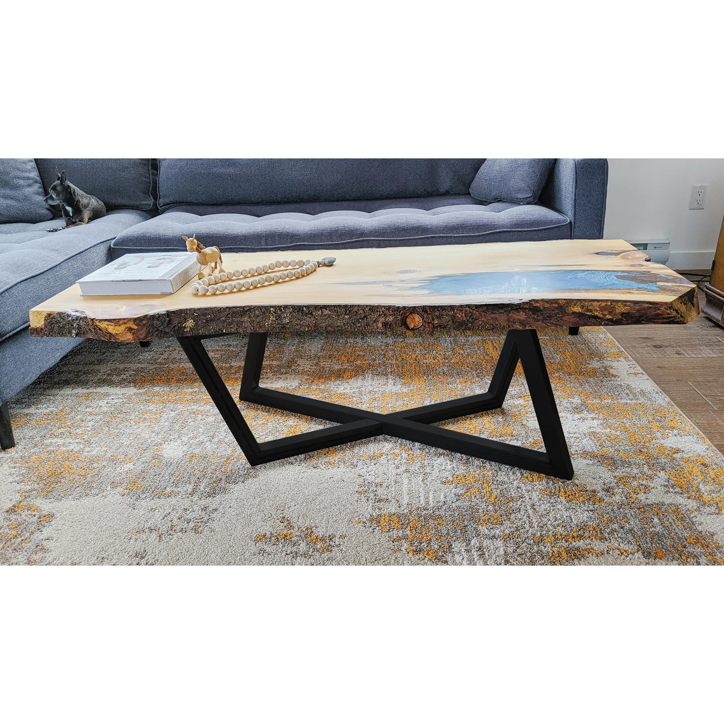 Rhombus Slab Leg Set - 15.5 - High Black